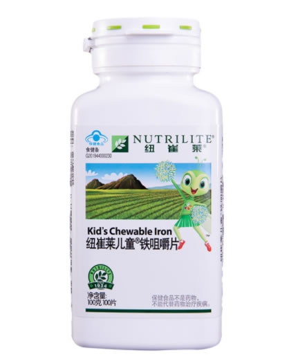 纽崔莱儿童铁咀嚼片