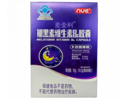 nue麦金利®褪黑素维生素B6胶囊招商代理 60粒