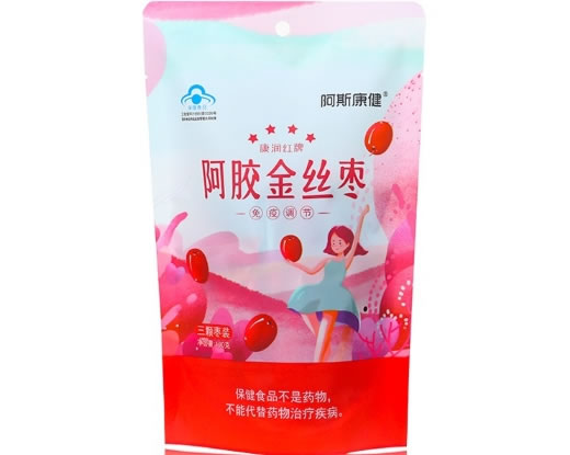 阿斯康健康润红牌阿胶金丝枣招商代理 100g