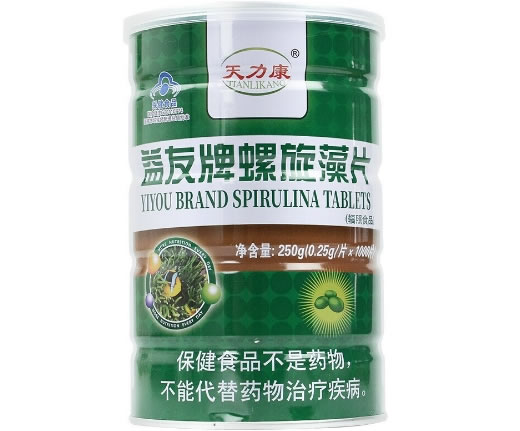 天力康益友牌螺旋藻片招商代理 1000片 天力康