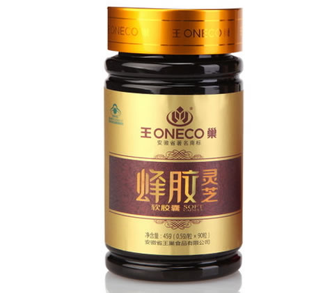 王巢牌蜂胶灵芝软胶囊