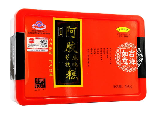 吉祥如意胶乡牌阿胶芝麻核桃糕招商代理 420g