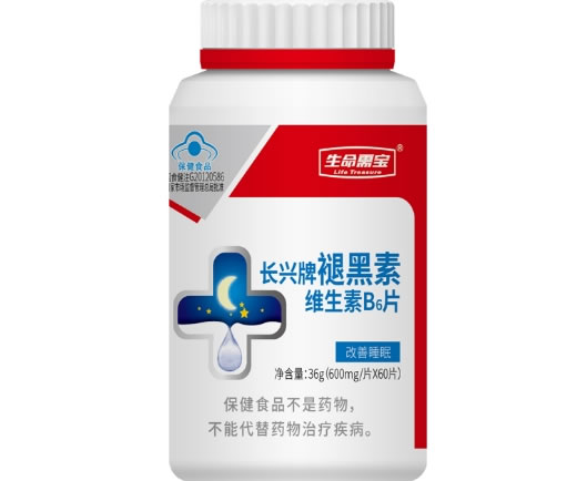 生命需宝长兴牌褪黑素维生素B6片招商代理 60片