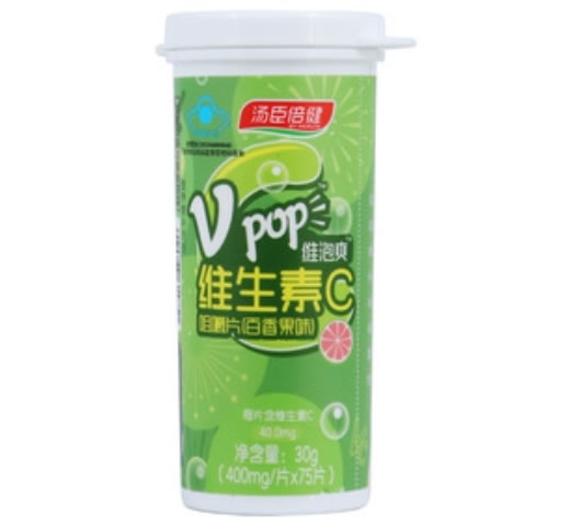 汤臣倍健维泡爽牌维生素C咀嚼片(百香果味)招商代理 百香果味