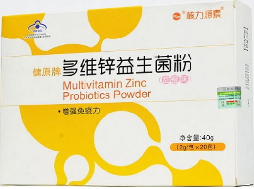 健原牌多维锌益生菌粉(甜橙味)