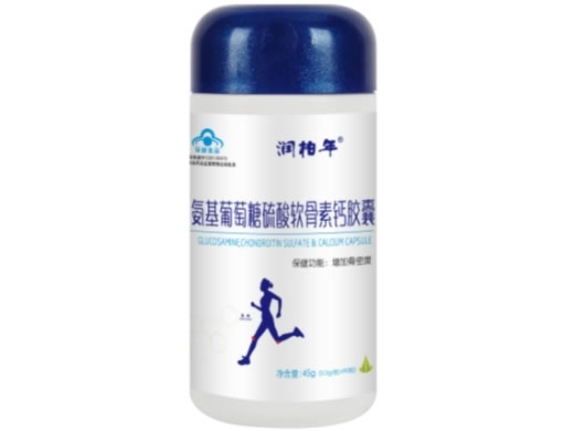 润柏年百合康牌氨基葡萄糖硫酸软骨素钙胶囊招商代理 