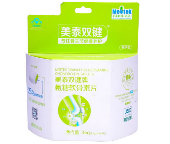 美泰双键牌氨糖硫酸软骨素片招商代理 36片