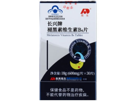 敖东长兴牌褪黑素维生素B6片招商代理 30粒