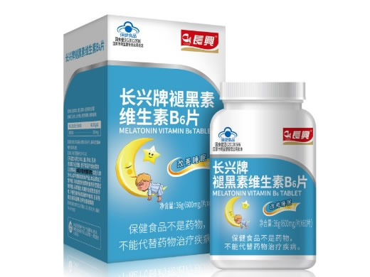 长兴牌褪黑素维生素B6片招商代理 60片