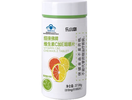 乐小咖纽徕佛牌维生素C加E咀嚼片招商代理 60片