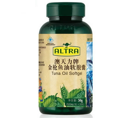 澳天力牌金枪鱼油软胶囊