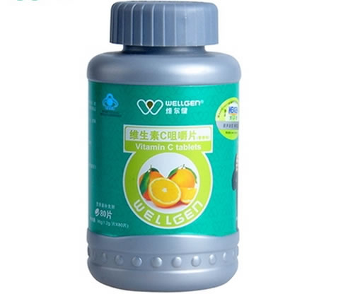 维尔健牌维生素C咀嚼片(香橙味)招商代理 80片 洛阳维尔健