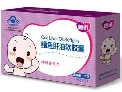 馨鲜鳕鱼肝油软胶囊招商代理 30粒