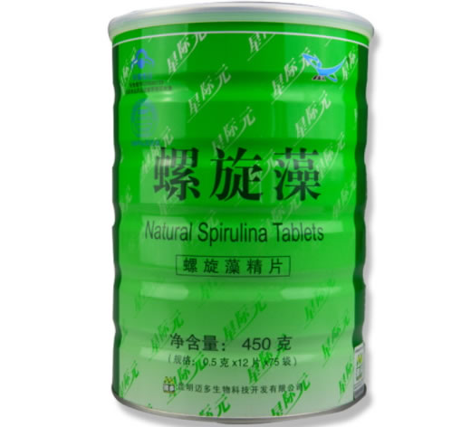 星际元迈多牌螺旋藻片招商代理 星际元 12片*75袋