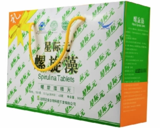 星际元迈多牌螺旋藻片招商代理 300片*2筒