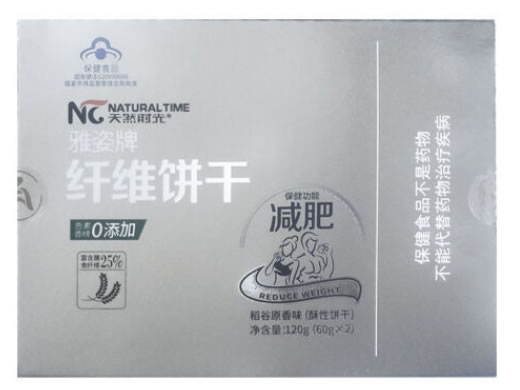 雅姿牌纤维饼干