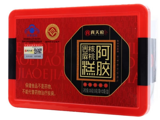 贡天府鲁中宝胶牌阿胶核桃黑芝麻糕招商代理 21袋