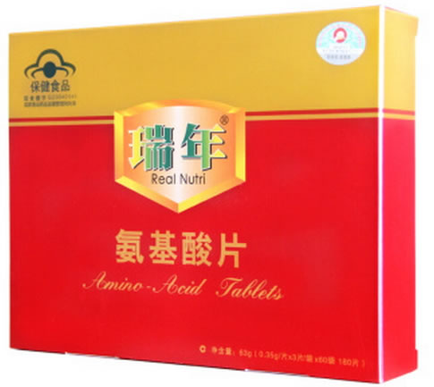 瑞年牌氨基酸片招商代理 180片 瑞年实业