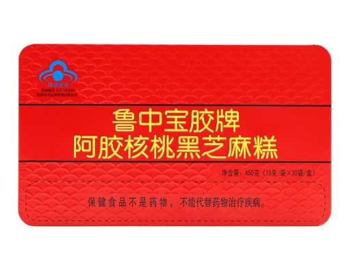 鲁中宝胶牌阿胶核桃黑芝麻糕招商代理 30袋