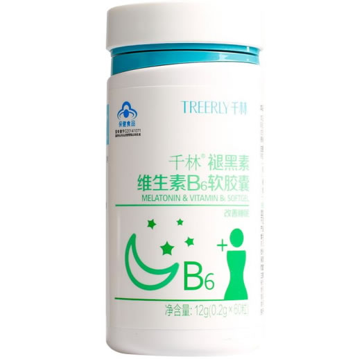 千林R褪黑素维生素B6软胶囊招商代理 60粒