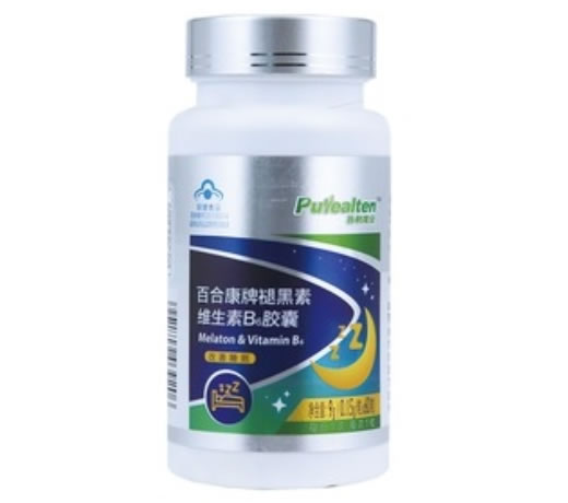 朴利提安百合康牌褪黑素维生素B6胶囊招商代理 60粒