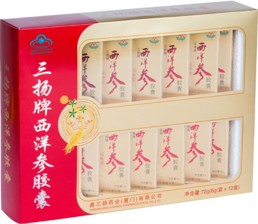 三扬牌西洋参胶囊招商代理 12片*12盒