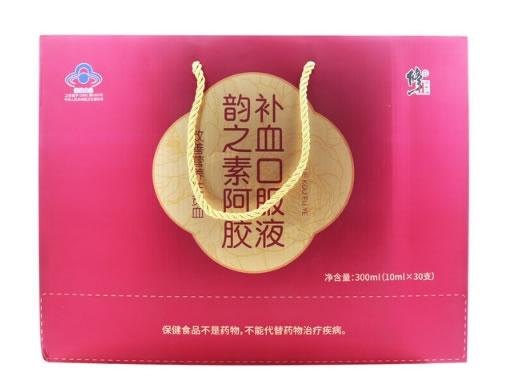 修正韵之素阿胶补血口服液招商代理 30支