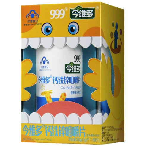 今维多®钙铁锌咀嚼片