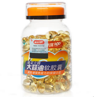 大蒜油软胶囊招商代理 160粒 广东仙乐制药