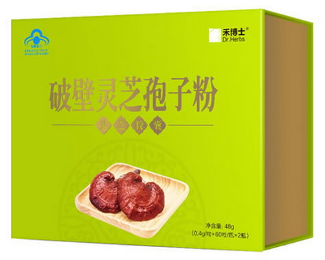禾博士破壁灵芝孢子粉灵芝胶囊招商代理 2瓶