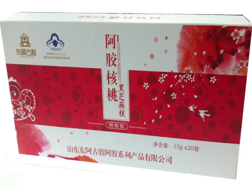 东阿古胶古胶牌阿胶核桃黑芝麻糕招商代理 