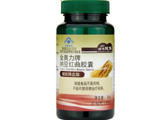 栢年健体金奥力牌纳豆红曲胶囊招商代理 60粒 栢年健体