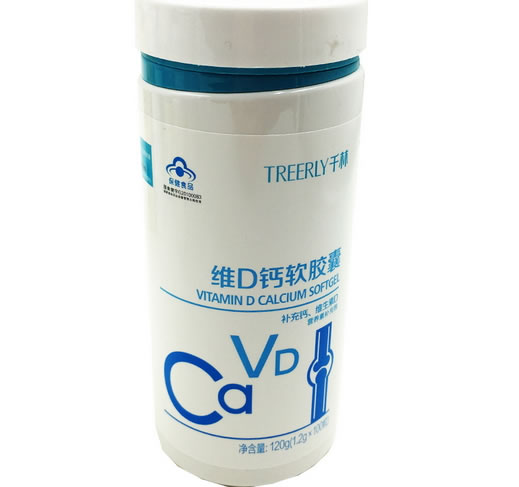 千林维D钙软胶囊招商代理 100粒 广东仙乐制药