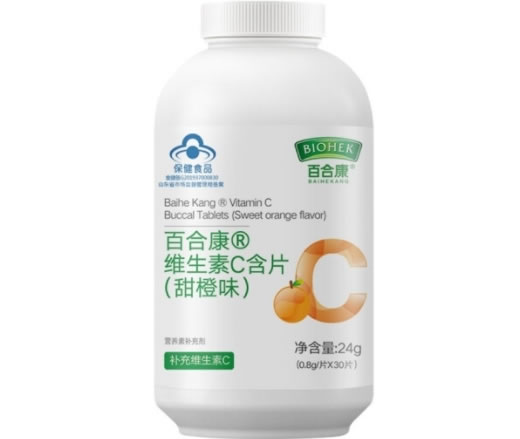 百合康®维生素C含片(甜橙味)招商代理 30片 甜橙味 百合康