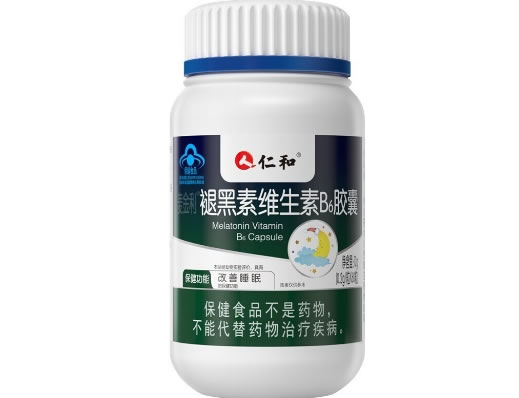 仁和麦金利®褪黑素维生素B6胶囊招商代理 60粒