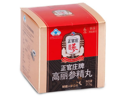 正官庄牌高丽参精丸