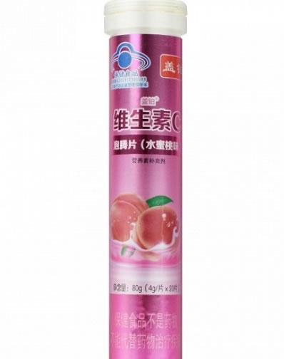 盖铂®维生素C泡腾片(水蜜桃味)招商代理 