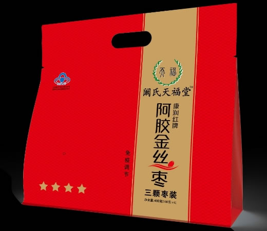 天福/阚氏天福堂康润红牌阿胶金丝枣招商代理 400g