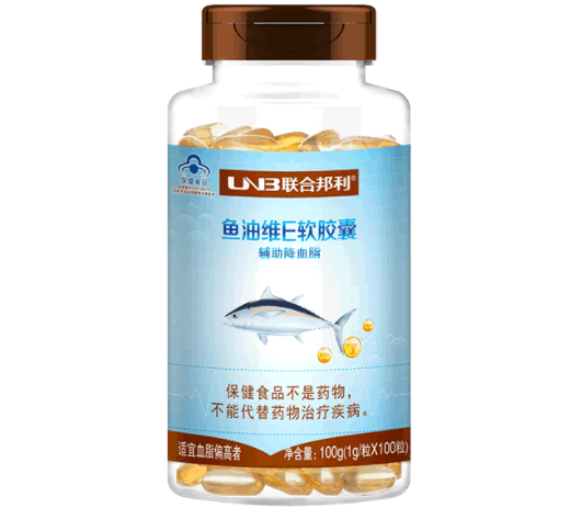 联合邦利牌鱼油维E软胶囊