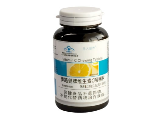 圣大营养伊路健牌维生素C咀嚼片招商代理 100片
