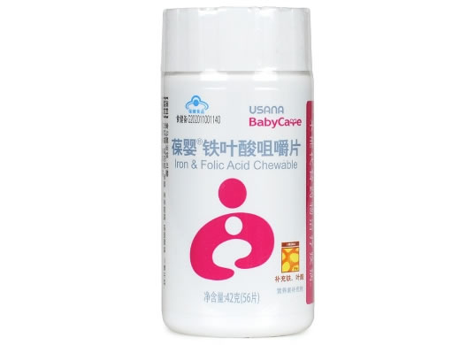 葆婴®铁叶酸咀嚼片