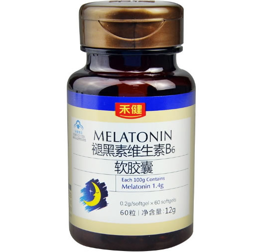 禾健褪黑素维生素B6软胶囊招商代理 60粒