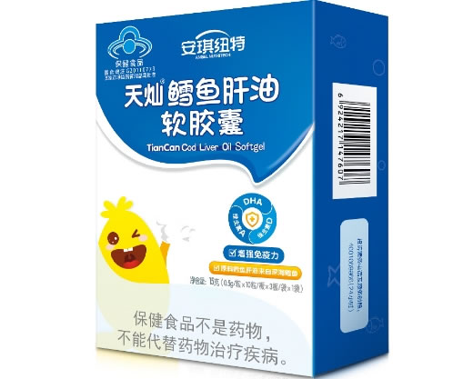 安琪纽特天灿R鳕鱼肝油软胶囊招商代理 30粒