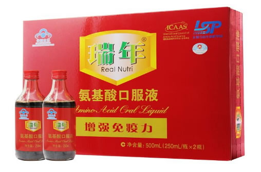 瑞年瑞年牌氨基酸口服液招商代理 250ml*2瓶