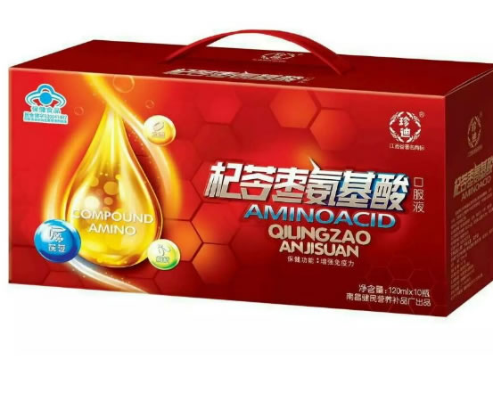 珍迪珍迪牌杞苓枣氨基酸口服液招商代理 珍迪 120ml*10瓶