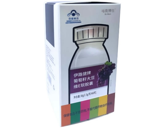 伊路健牌葡萄籽大豆维E软胶囊