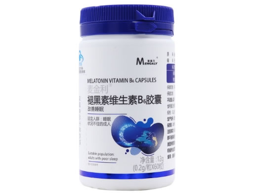 麦嘉力麦金利®褪黑素维生素B6胶囊招商代理 60粒 麦嘉力