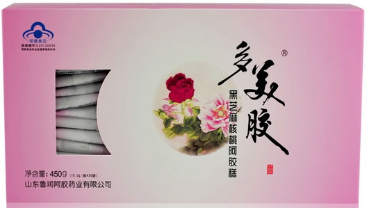 多美胶牌黑芝麻核桃阿胶糕招商代理 30袋