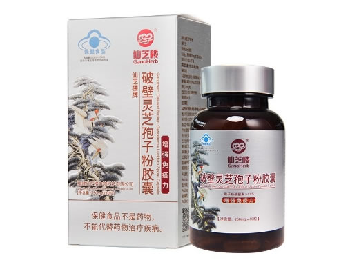 仙芝楼仙芝楼牌破壁灵芝孢子粉胶囊招商代理 80粒 仙芝楼