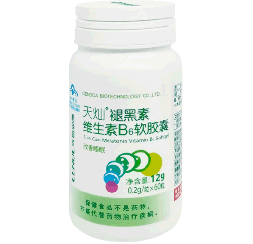 善有加天灿R褪黑素维生素B6软胶囊招商代理 60粒